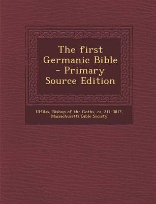 Book cover for First Germanic Bible