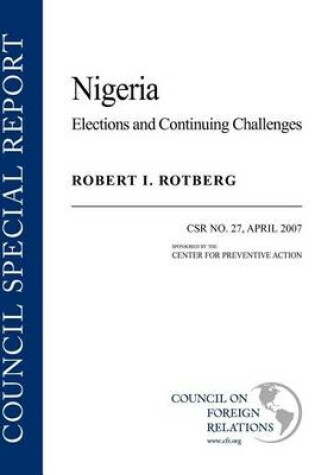 Cover of Nigeria: Elections and Continuing Challenges