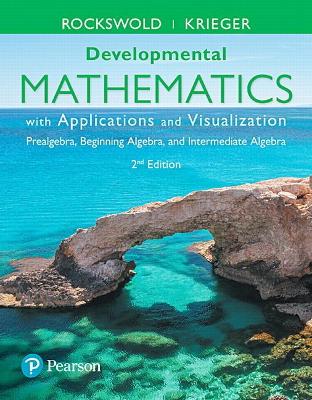 Book cover for MyLab Math for Developmental Mathematics with Applications and Visualization