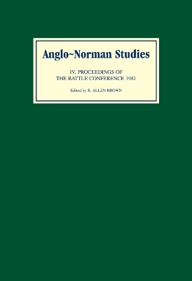 Book cover for Anglo-Norman Studies IV