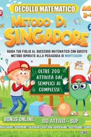 Cover of Decollo Matematico Metodo Di Singapore 3-4 Anni