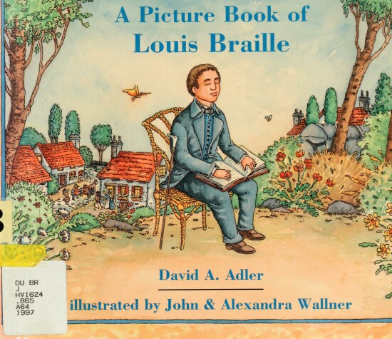 Book cover for A Picture Book of Louis Braille