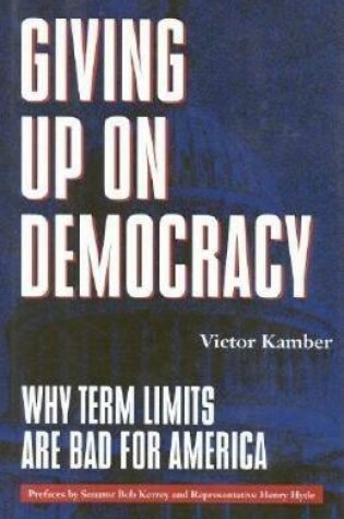 Cover of Giving Up on Democracy