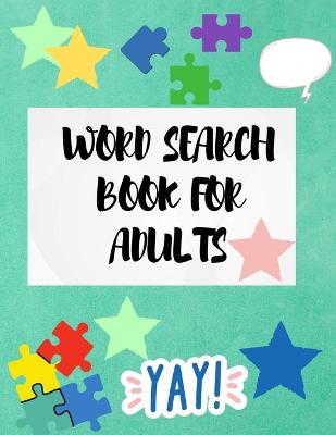 Book cover for Word Search Book for Adults