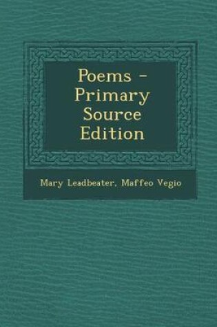 Cover of Poems