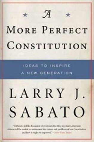 Cover of A More Perfect Constitution