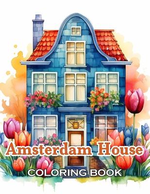 Book cover for Amsterdam House Coloring Book