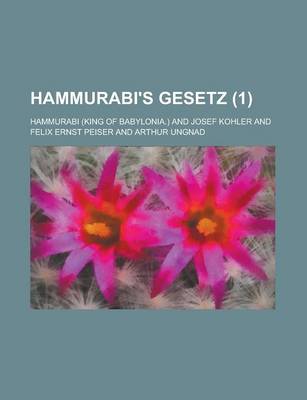 Book cover for Hammurabi's Gesetz (1 )