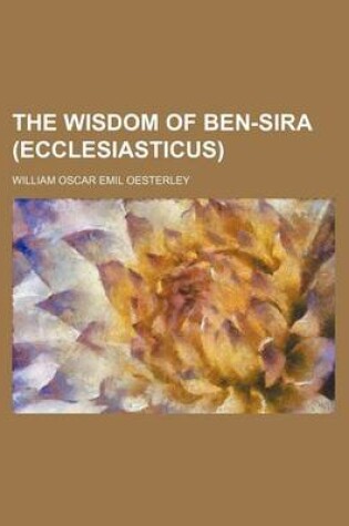 Cover of The Wisdom of Ben-Sira (Ecclesiasticus)