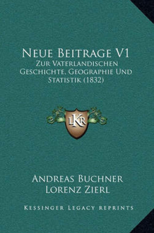 Cover of Neue Beitrage V1