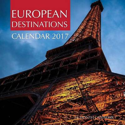 Book cover for European Destinations Calendar 2017