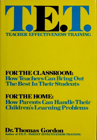 Book cover for T.E.T., Teacher Effectiveness Training