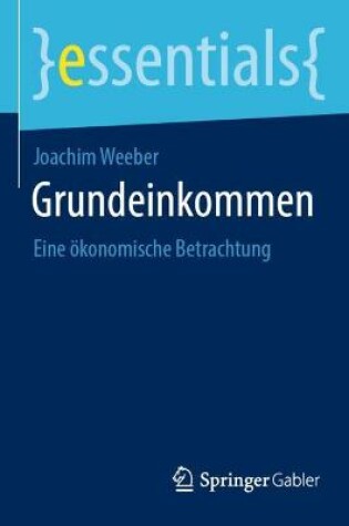 Cover of Grundeinkommen