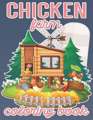 Book cover for Chicken Farm Coloring book