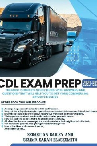 Cover of CDL Exam Prep 2020-2021