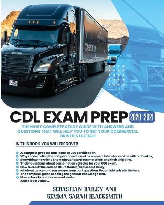 Cover of CDL Exam Prep 2020-2021