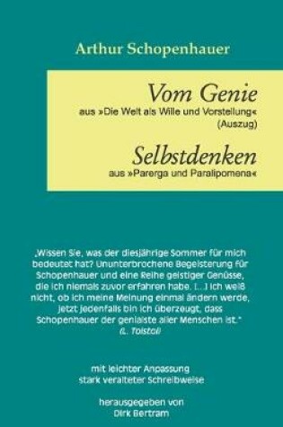 Cover of Vom Genie Selbstdenken