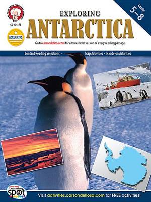 Book cover for Exploring Antarctica, Grades 5 - 8