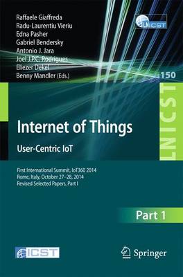 Book cover for Internet of Things. User-Centric IoT