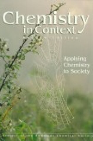 Cover of Chemistry in Context: Applying Chemistry to Society