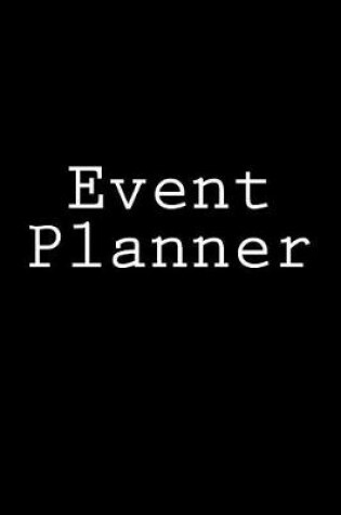 Cover of Event Planner