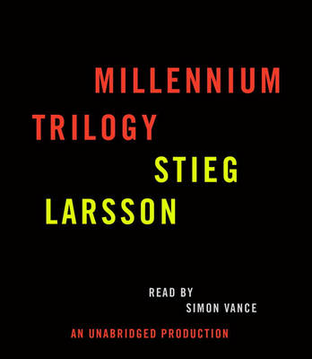 Book cover for Stieg Larsson Millennium Trilogy Audiobook CD Bundle