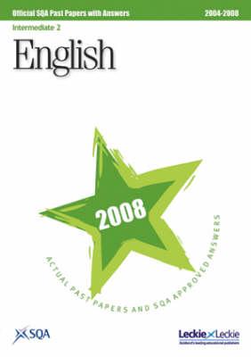 Cover of English Intermediate 2 SQA Past Papers