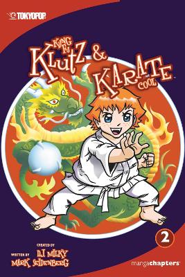 Book cover for Kung Fu Klutz and Karate Cool manga chapter book volume 2