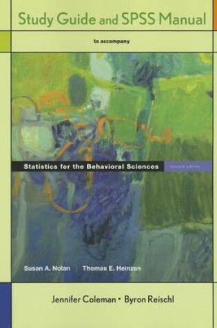 Cover of Study Guide and SPSS Manual for Statistics for the Behavioral Sciences