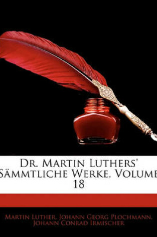 Cover of Dr. Martin Luthers' Vermischte Predigten