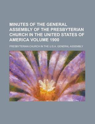 Book cover for Minutes of the General Assembly of the Presbyterian Church in the United States of America (1866)