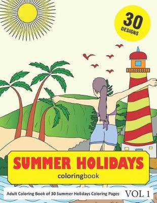 Book cover for Summer Holidays Coloring Book