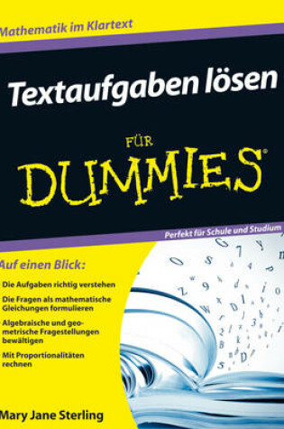 Cover of Textaufgaben loesen fur Dummies