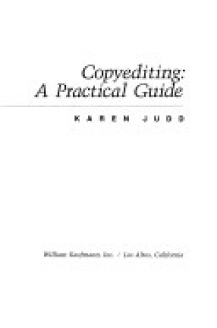 Cover of Copyediting