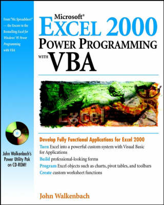 Book cover for Microsoft Excel 2000 Power Programming with VBA