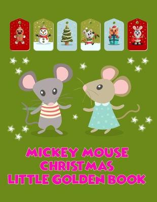 Book cover for Mickey Mouse Christmas Little Golden Book