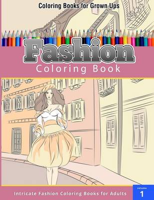 Book cover for Fashion Coloring Book