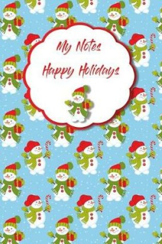 Cover of My Notes Happy Holidays.