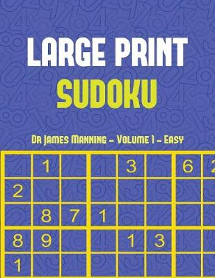 Book cover for Large Print Sudoku Puzzle Book (Easy) Vol 1