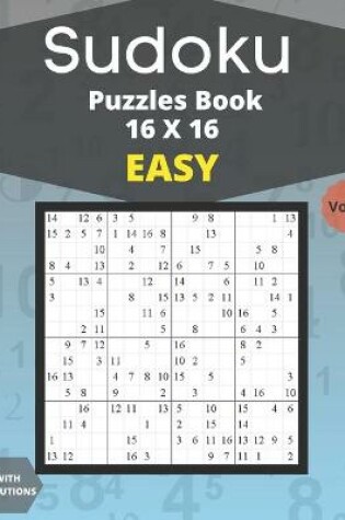 Cover of Sudoku easy Puzzles 16 X 16 - volume 3