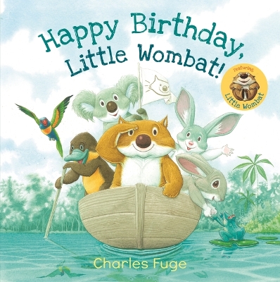 Book cover for Happy Birthday, Little Wombat!