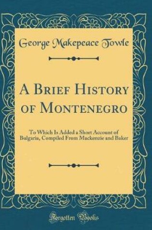 Cover of A Brief History of Montenegro