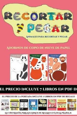 Cover of Adornos de copo de nieve de papel (Animales para recortar y pegar)