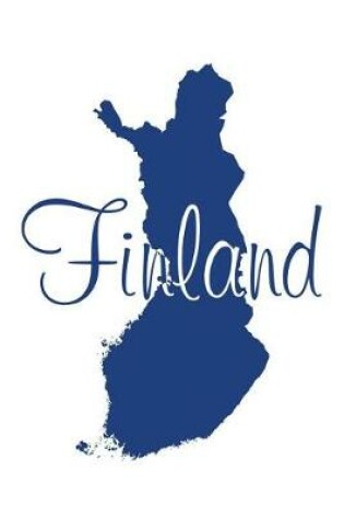 Cover of Finland - Flag Blue Blank Notebook