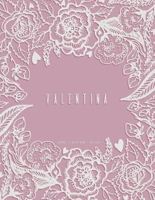 Book cover for Valentina - Dot Grid Journal, Dusty Pink