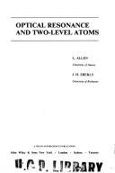 Cover of Optical Resonance and Two-level Atoms