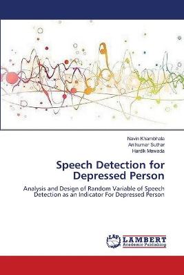 Book cover for Speech Detection for Depressed Person