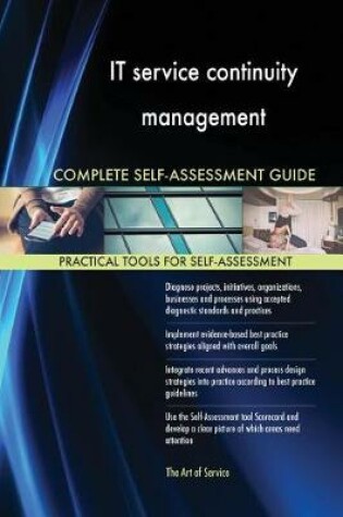 Cover of IT service continuity management Complete Self-Assessment Guide