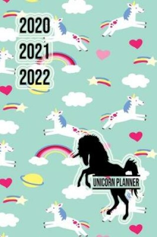 Cover of 2020 2021 2022 Unicorn Planner