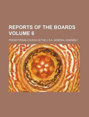 Book cover for Reports of the Boards Volume 6